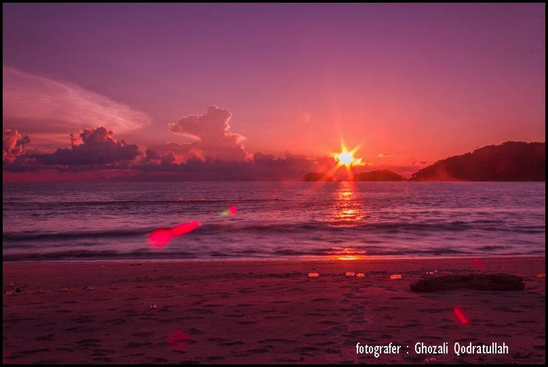 senja di pantai lambaro senja di pantai lambaro